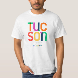 Camiseta Tucson Arizona Mediados de Siglo, Arte Pop,