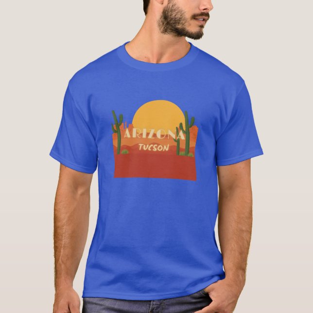 Camiseta Tucson Arizona sobredimensionado (Anverso)