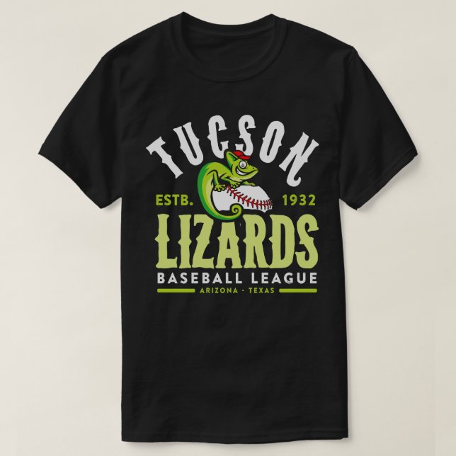 Camiseta Tucson Lizards Baseball (Diseño del anverso)