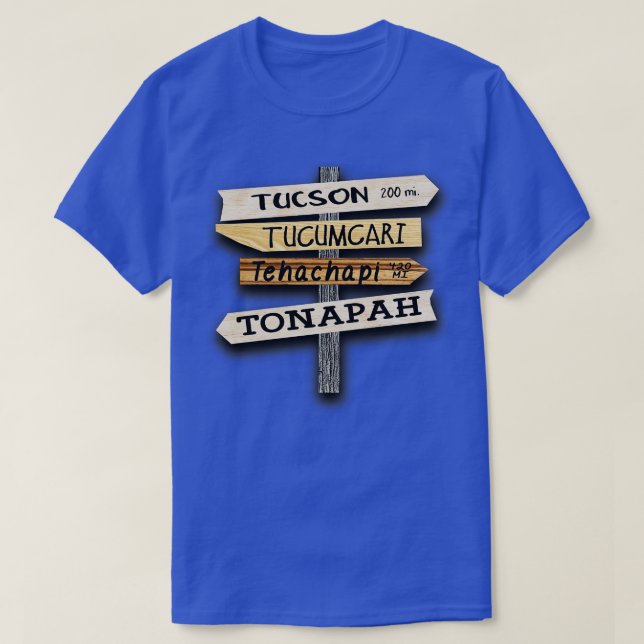 Camiseta Tucson Tucari Tehachapi Tonapah (Diseño del anverso)