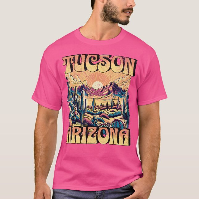 Camiseta Tucson Unisex Adultos Niños Clásicos Blancos Peque (Anverso)