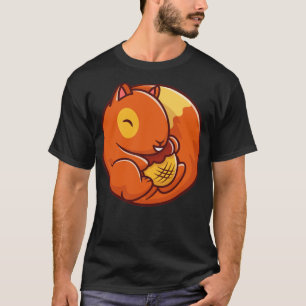 Camiseta Tuerca De Acorn De La Ardilla Cuta