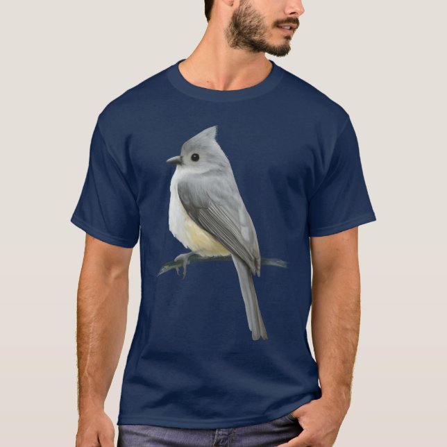 Camiseta Tufteditmouse Bird (Anverso)