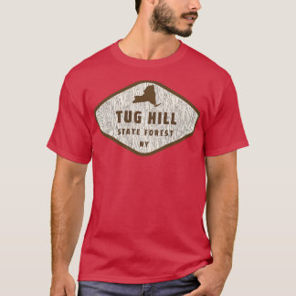 Camiseta Tug Hill State Forest New York Tree Log Texo Wo