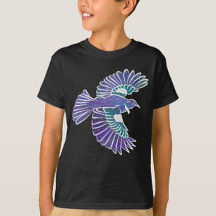 Camiseta Tui Bird Nueva Zelanda Volando