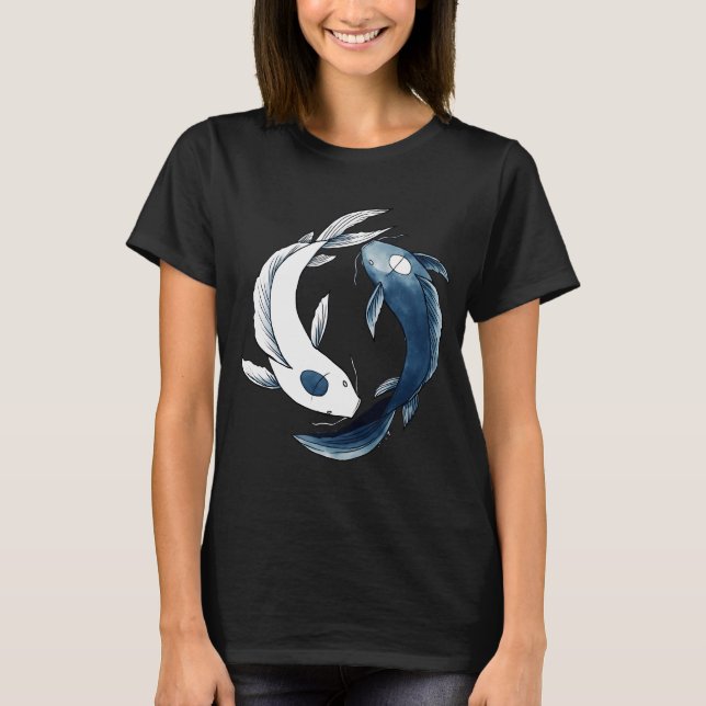 Camiseta Tui y La - Koi Yin & Yang (Anverso)