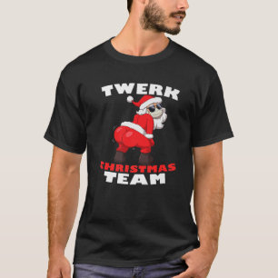 Camiseta Tuiteando a Santa Claus en Navidades de Twerk de M