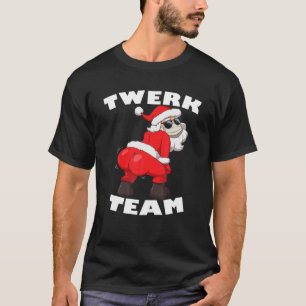 Camiseta Tuiteando a Santa Claus en Navidades del equipo de