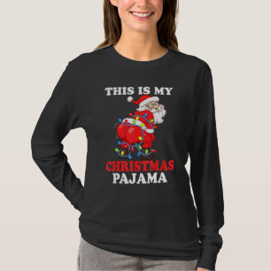 Camiseta Tuiteando a Santa Claus Garland Estos Son Mis Navi