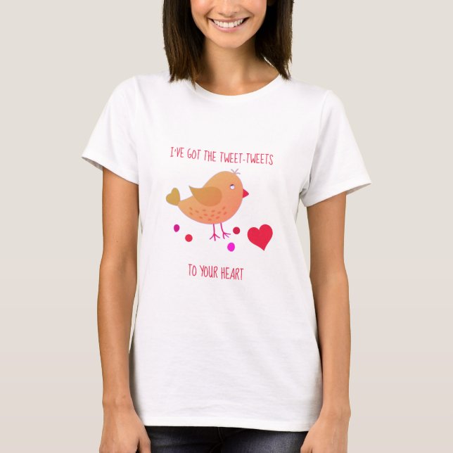 CAMISETA TUITEOS CORTOS A TUS CORAZONES (Anverso)