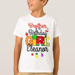 Camiseta Tuitti Fruity Brother of the Birthday Chica<br><div class="desc">Celebrar el cumpleaños con esta camiseta especial,  diseño especial y personalizado</div>
