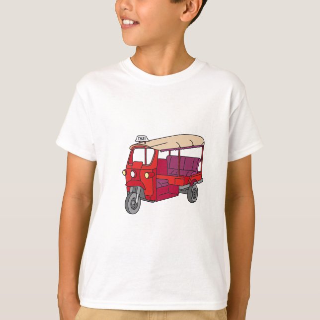 Camiseta Tuktuk rojo (Anverso)