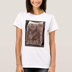 Camiseta Tulip design printing block, 1875 (carved wood)