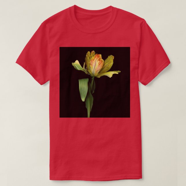 Camiseta Tulip Parrot Yellow 1 (Diseño del anverso)