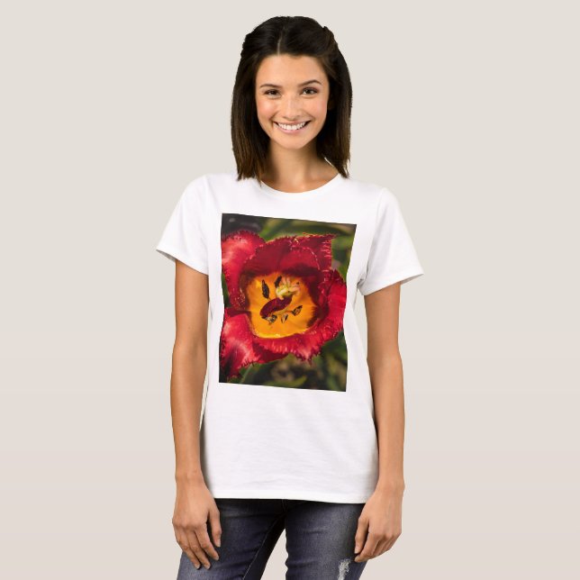 Camiseta Tulip rojo (Anverso completo)