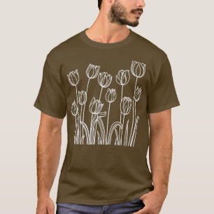Camiseta Tulip Tulips Spring Wildflower Flower Floral Tulip