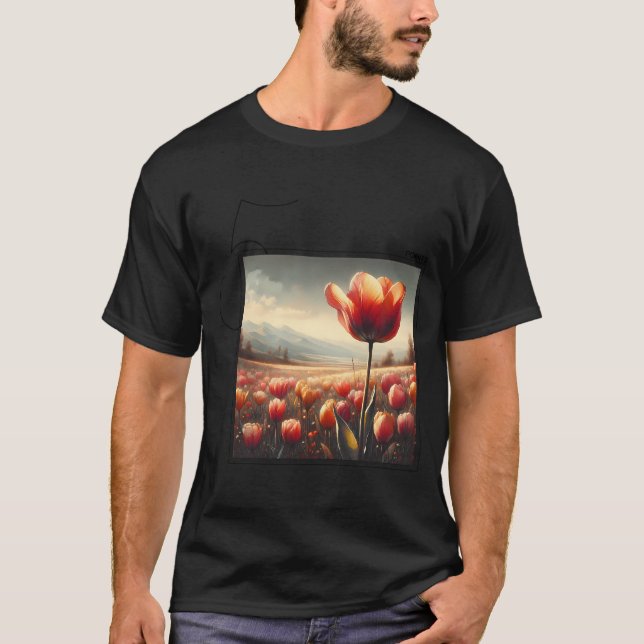 Camiseta Tulipán - 5 Puntos De Calvinismo (Anverso)