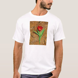 Camiseta Tulipán amarillo y rojo