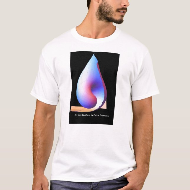 Camiseta Tulipán, arte de ecuaciones de Parker Emmerson (Anverso)