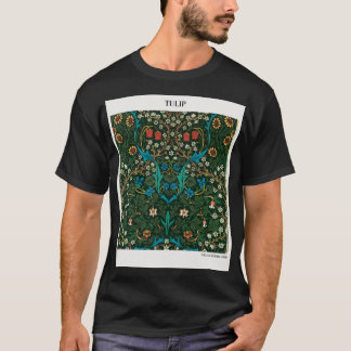 Camiseta Tulipán de William Morris, arte moderno abstracto