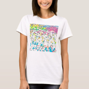 Camiseta Tulipán multicolor superior
