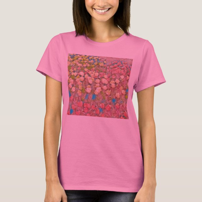 Camiseta Tulipán multicolor superior (Anverso)