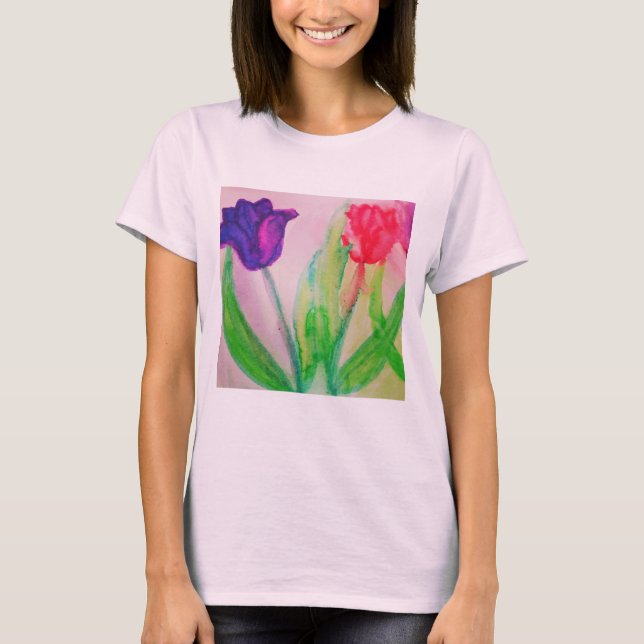 Camiseta Tulipanes (Anverso)