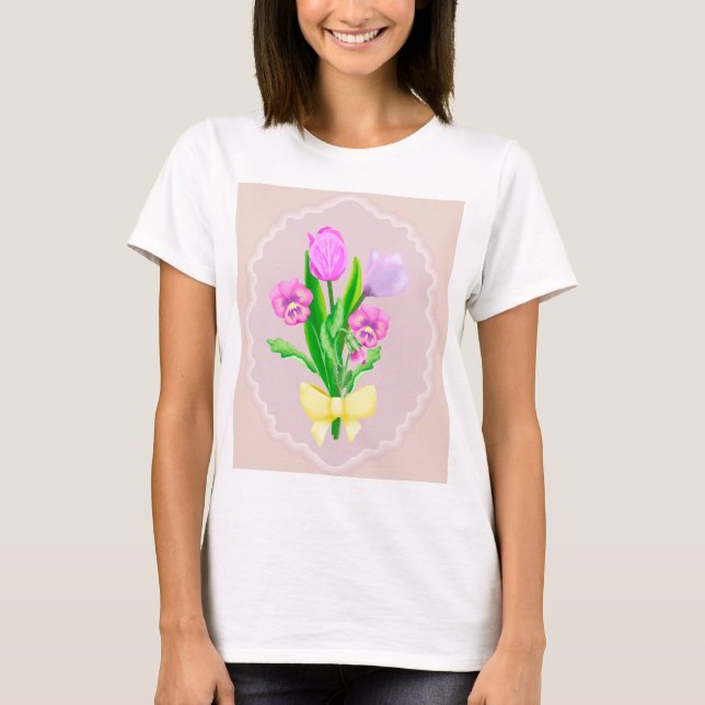 Camiseta Tulipanes (Anverso)