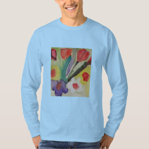 Camiseta Tulipanes abstractos y flores de primavera