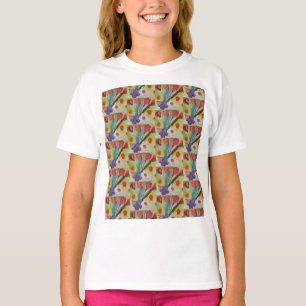 Camiseta Tulipanes abstractos y flores de primavera niños