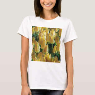 Camiseta Tulipanes amarillos brillantes