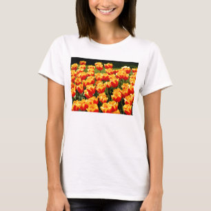 Camiseta Tulipanes amarillos y rojos