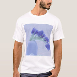 Camiseta Tulipanes azules con vida