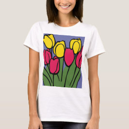 Camiseta Tulipanes de primavera