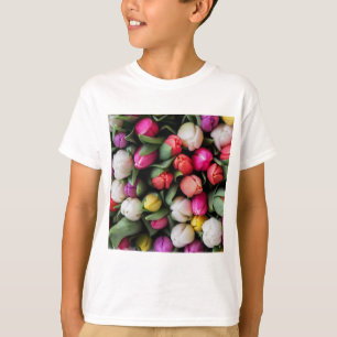 Camiseta Tulipanes Flores Coloridas Pascua Primavera