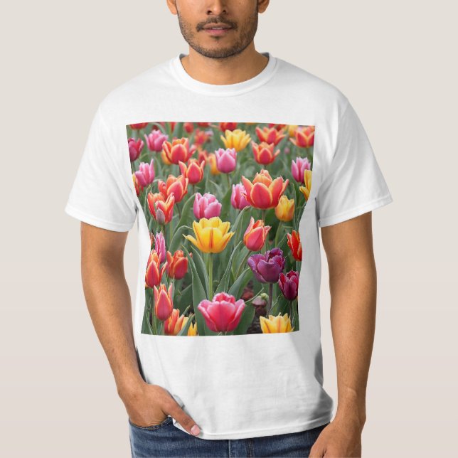 Camiseta Tulipanes holandeses (Anverso)