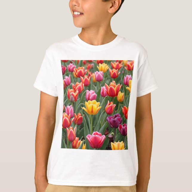 Camiseta Tulipanes holandeses (Anverso)