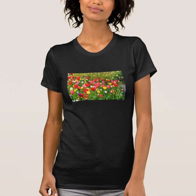 Camiseta Tulipanes mixtos (Anverso)