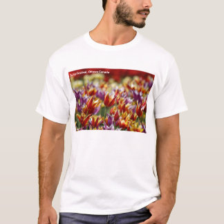 Camiseta Tulipanes multicolores
