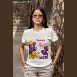 Camiseta Tulipanes pensando en ti, Día de la Madre