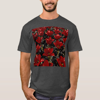 Camiseta Tulipanes rojos