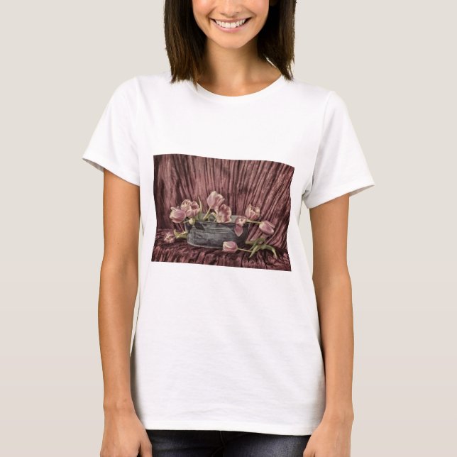 Camiseta Tulipanes tiernos (Anverso)