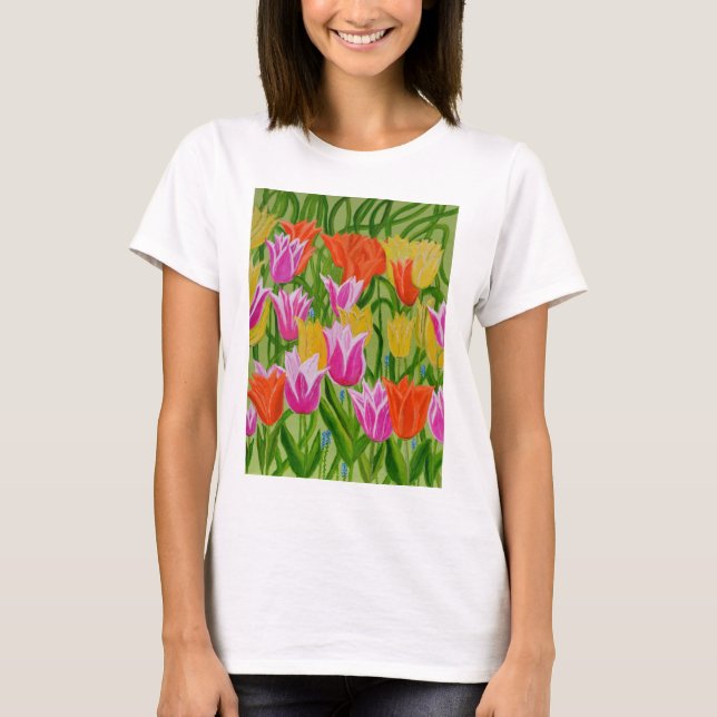 Camiseta Tulipanos (Anverso)