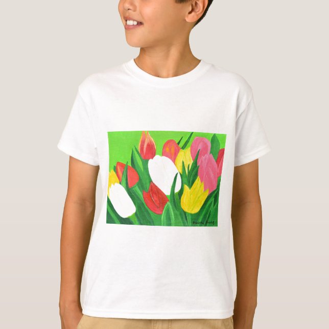 Camiseta Tulipanos2 (Anverso)