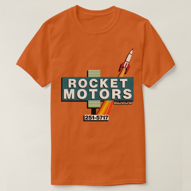 Camiseta Tulsa de distribución automática de motores de coh (Diseño del anverso)