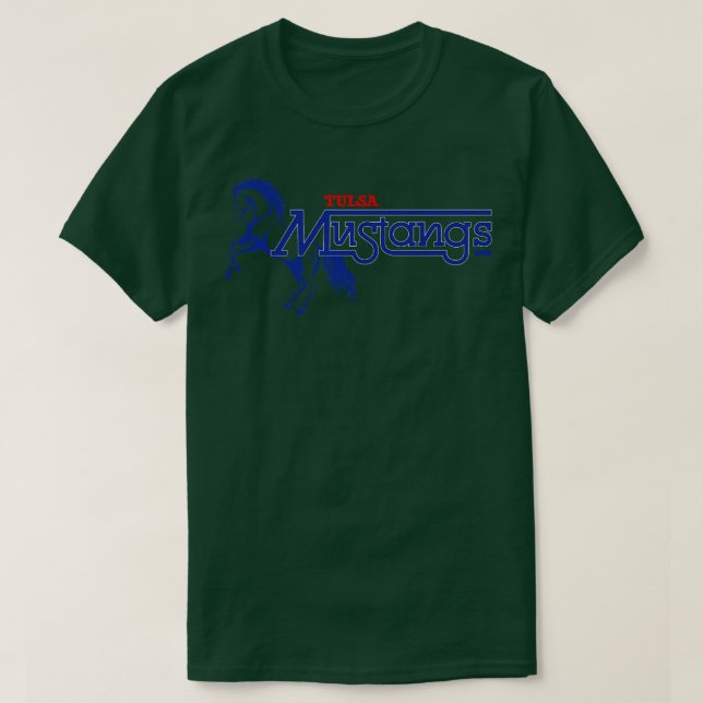 Camiseta Tulsa Mustangs AFA 1979 (Diseño del anverso)
