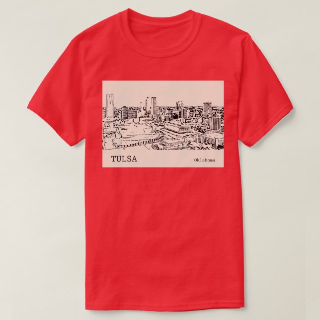 Camiseta Tulsa Oklahoma 3 (Diseño del anverso)