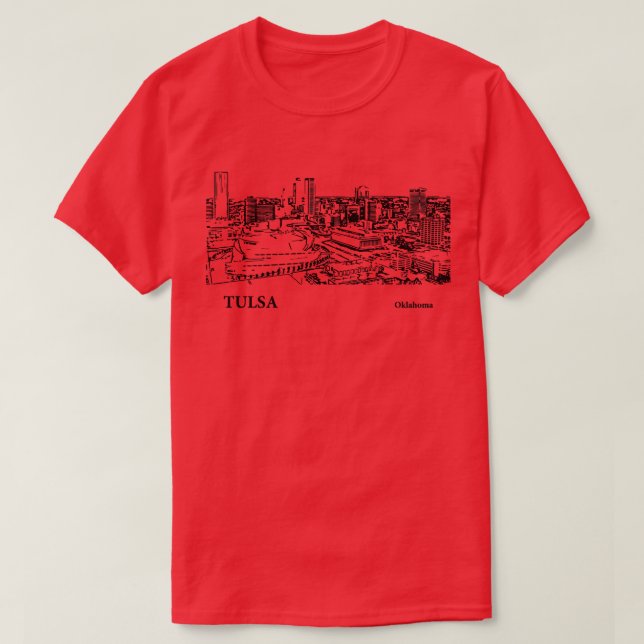 Camiseta Tulsa Oklahoma 5 (Diseño del anverso)