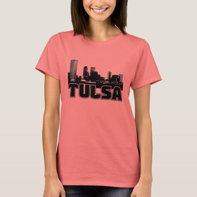 Camiseta Tulsa Skyline (Anverso)