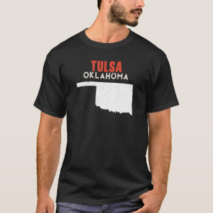 Camiseta Tulsa USA State America Viaja Oklahoman